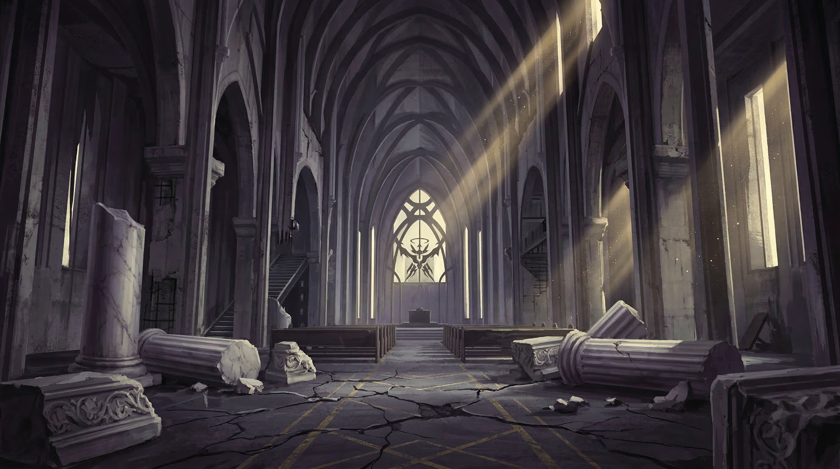 Project Sanctuary combat environment art